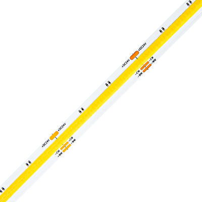 10mm CCT COB LED Strip Light 640Chips/M Tunable White Adjustable Led Light Strip