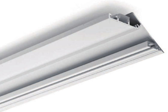 73*30mm Linear Light Fixture 2M LED Aluminium Profile For Ceiling Architectural Lighting