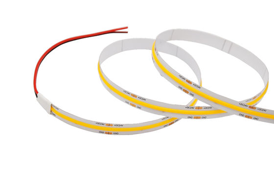 24V White COB LED Strip Light 4000K 8mm Width 480Chips/m Ra>90 LED Tape Lights