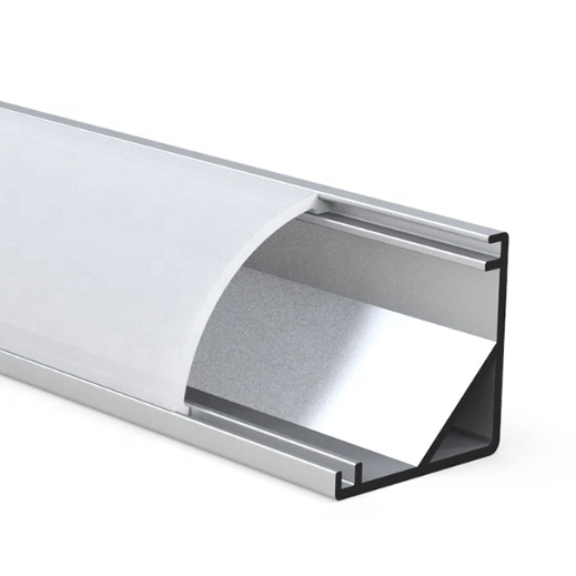16mm Wardrobe Linear Ceiling Light 45 Degrees Led Aluminum Channel Corner Profile 0