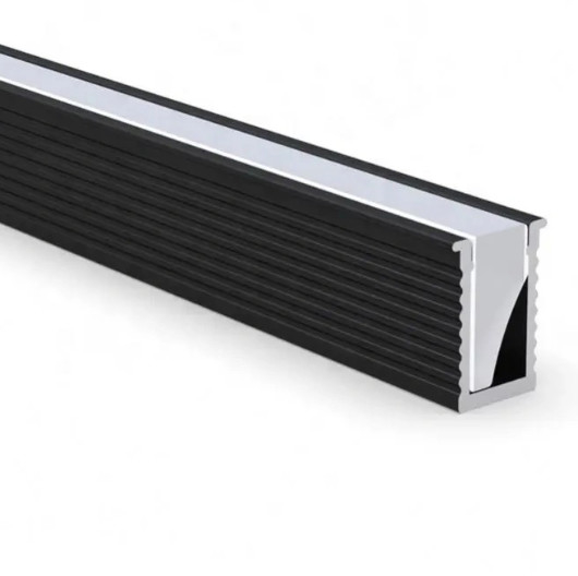 Recessed Black LED Aluminum Profile Linear Led Light With Cover 2