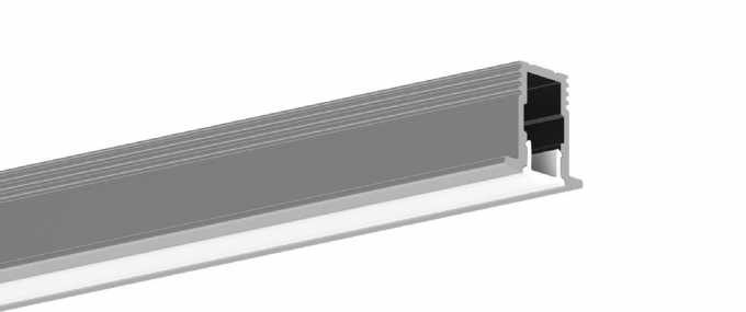 12*12mm Linear Light Ceiling Narrow Recessed Indoor Led Light Extrusion Profiles 0