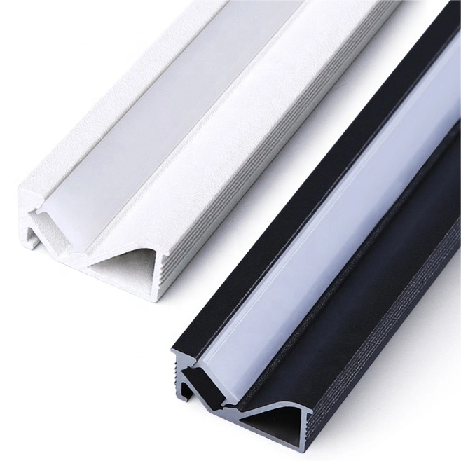 24*09mm LED Aluminium Profile 45 Degree Indoor Aluminium Channel 1