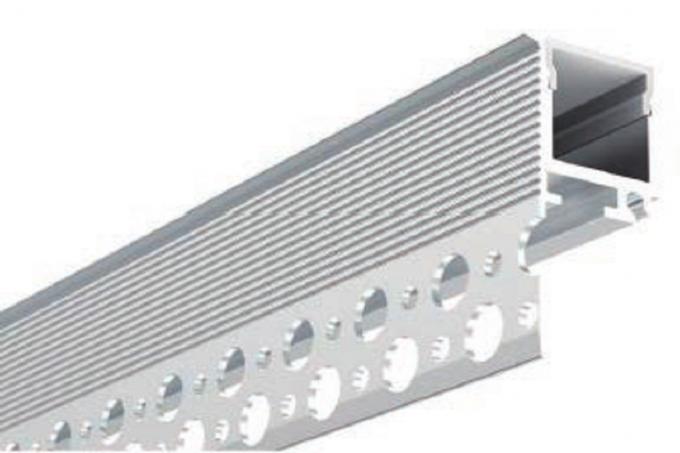 23*20mm Aluminium Gypsum Plaster Trimless Recessed LED Linear Profile 1
