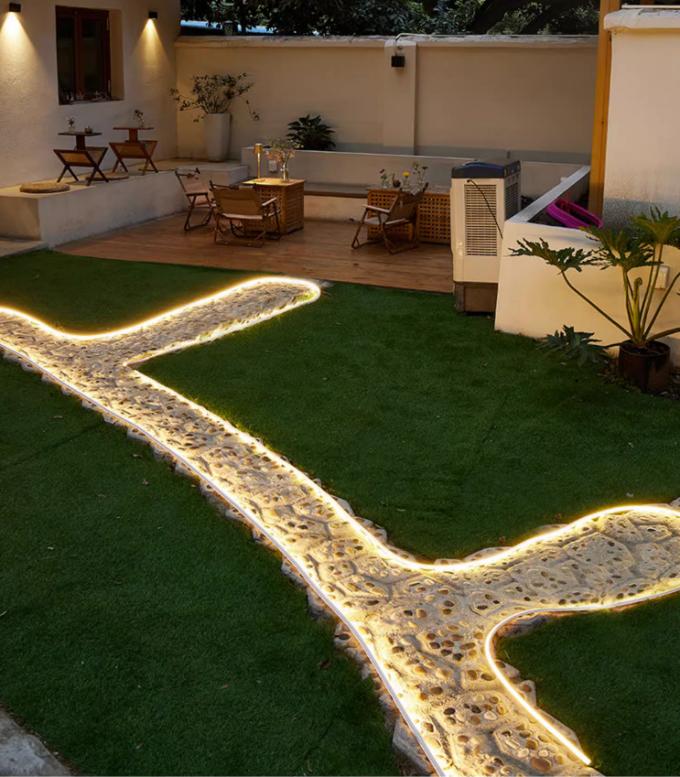 6mm Silicone Neon Strip Slim Arched Structure iP67 outdoor Decorative Lighting