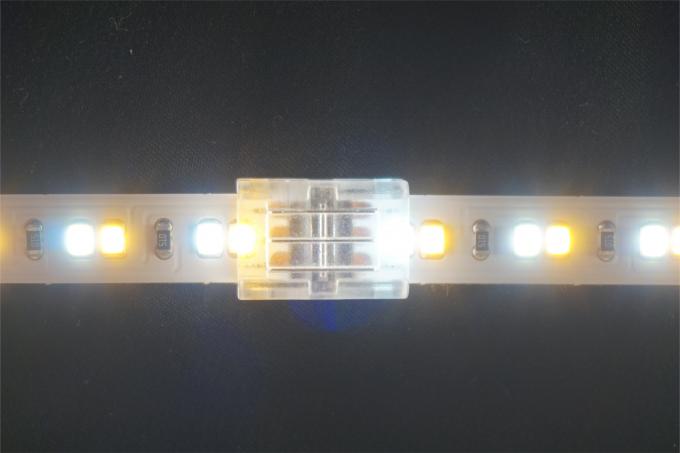 3 PIN 10mm PCB To PCB SMD Solderless LED Strip Connector Transparent