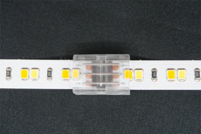 3 PIN 10mm PCB To PCB SMD Solderless LED Strip Connector Transparent