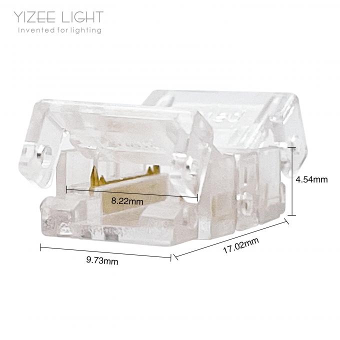 COB LED Strip Connector Corners Strip To Strip For 8mm 2PIN COB LED Strip