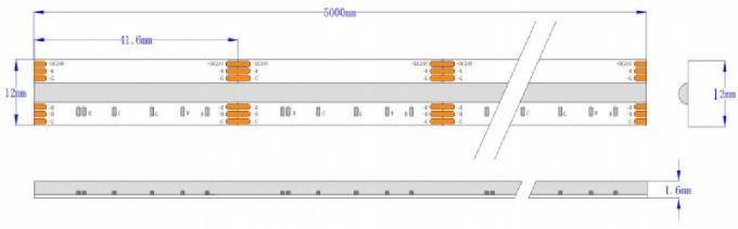DC24V RGBCCT Flexible COB LED Strip