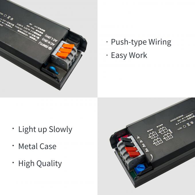 LED Strip Power Supply For 24V LED Strip 200W Slow Start LED Driver
