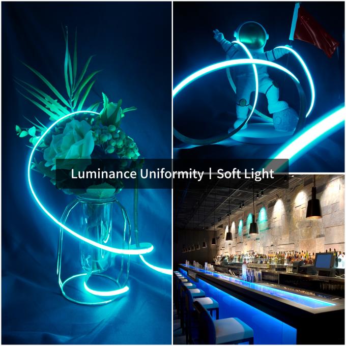 8mm Width Ice Blue COB LED Strip DC24V Dot Free 10W/m Dot Free LED Strip