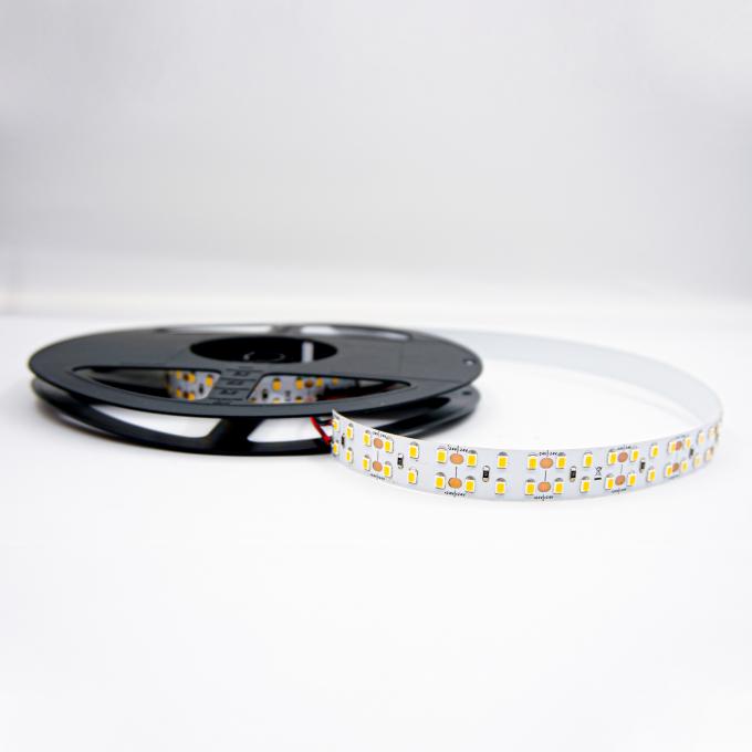 Double Row DC24V 15mm Width Flexible LED Strip Bright White led flexible ribbon