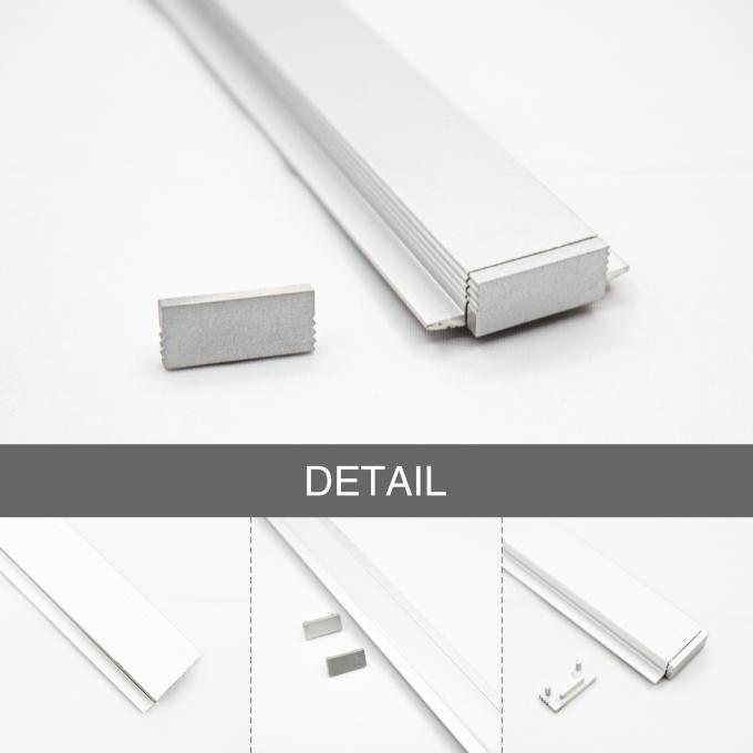 25*7mm LED Linear Light 3M Recessed LED Aluminium Profile Light 3000mm 2