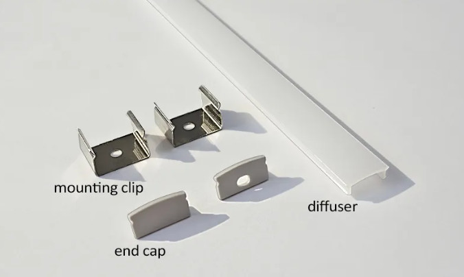 7.8*9mm Slim Rimless LED Aluminium Profile Light For LED Strip Lights 0