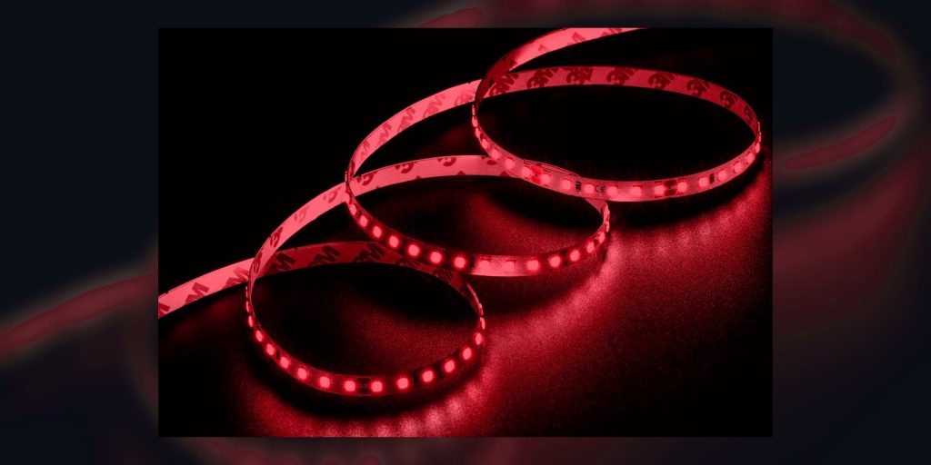 Red LED Strip Wavelength Guide