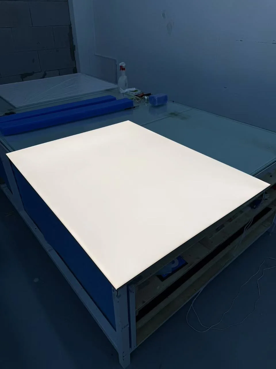 Large custom square LED light guide panel